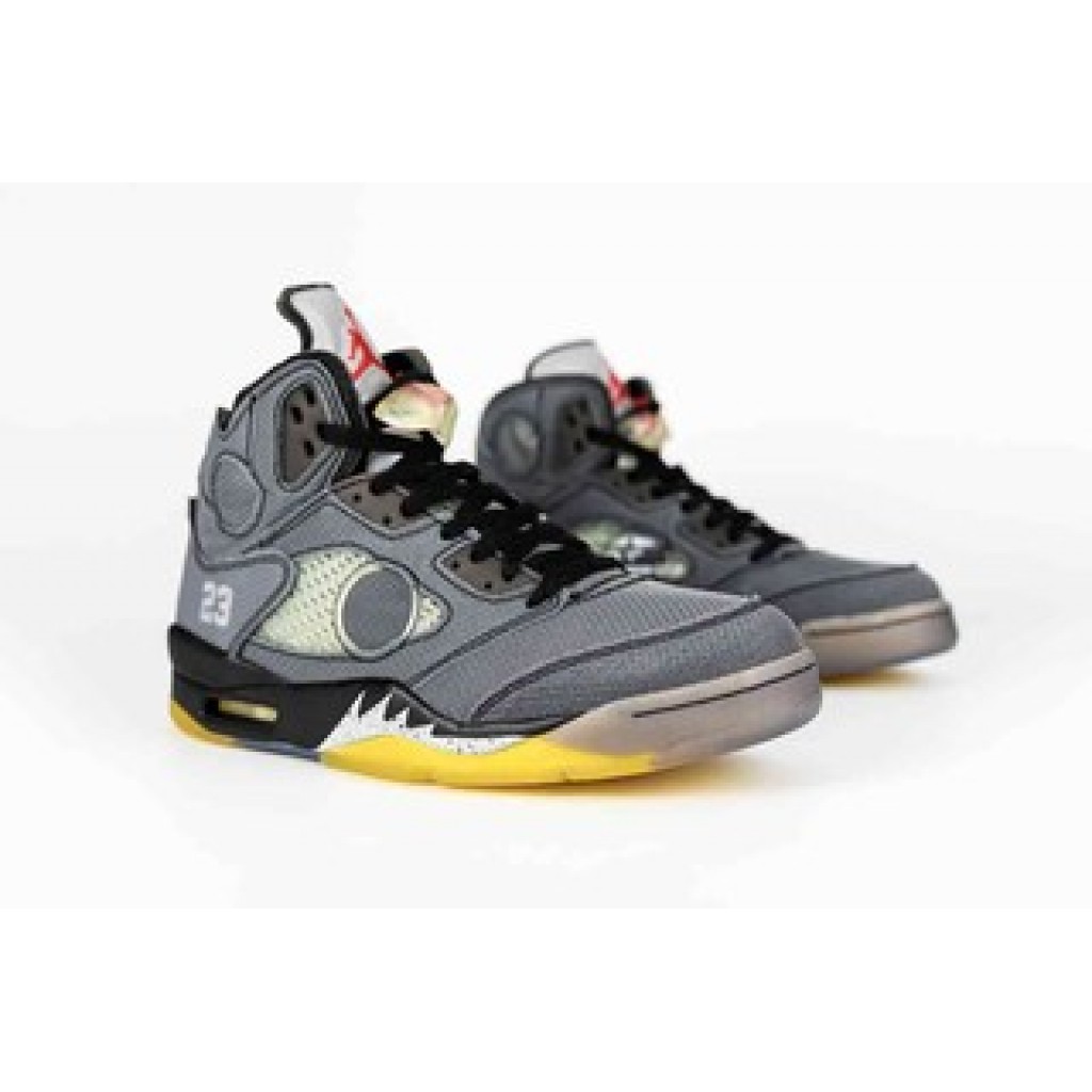 nike air jordan 5 x off white